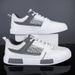 Men's Spring Breathable Thin Perforated Casual And Lightweight Small White Board Shoes, Men's Sports Mesh Shoes_vogvips.com