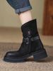 Martin Boots 2025--1 New Autumn Mid-calf Retro Women's Boots Side Zipper_vogvips.com