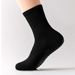 Anti-Slip Football Socks – Cushioned Terry Sole With Grip Dots For Soccer, Basketball & Running (Black/White/Contrast Trim, Unisex Fit)_vogvips.com