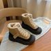 2024 Winter Fleece-Lined White Sneakers New Korean Style Ins Female Student Thick-Soled Height-Increasing Sports Casual_vogvips.com