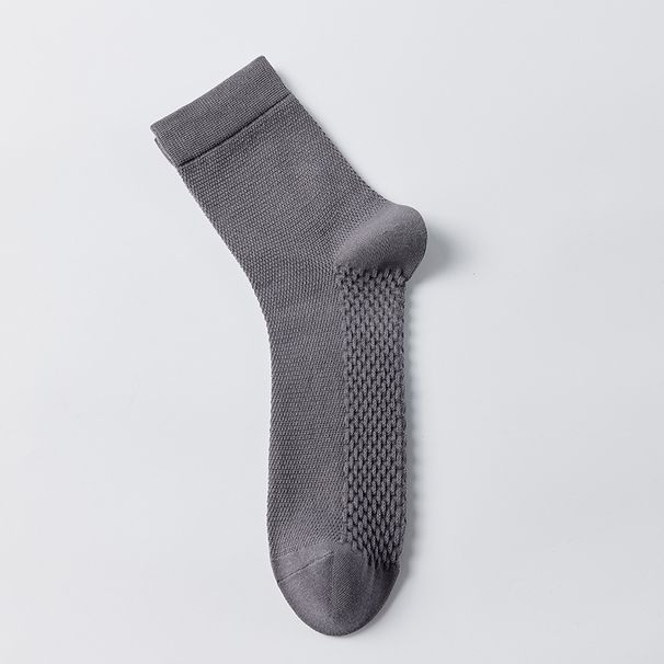 Men's Socks Antibacterial, Deodorizing And Sweat Absorbing Mid Tube Socks For Summer Business Casual Sports Cotton Socks For Spring And Autumn_vogvips.com