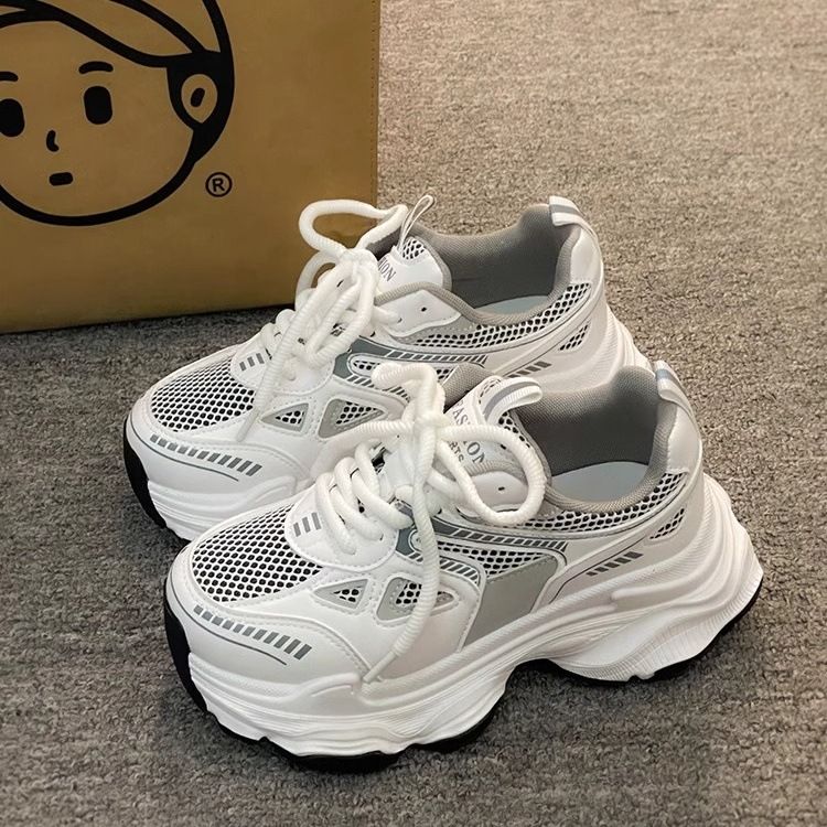 Dad Shoes For Women New Hot Selling Autumn And Winter Plus Velvet And Cotton Shoes All Match Thick Soled Height Enhancing Casual Sports Shoes_vogvips.com
