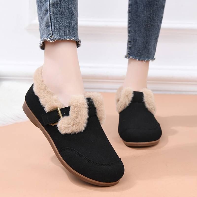 2025 New Winter Women's Buken Shoes, Cotton Shoes And Women's Bean Shoes_vogvips.com