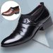 Spring New Business Casual British Formal Leather Large Size Fit, Breathable Shoes, Men's_vogvips.com