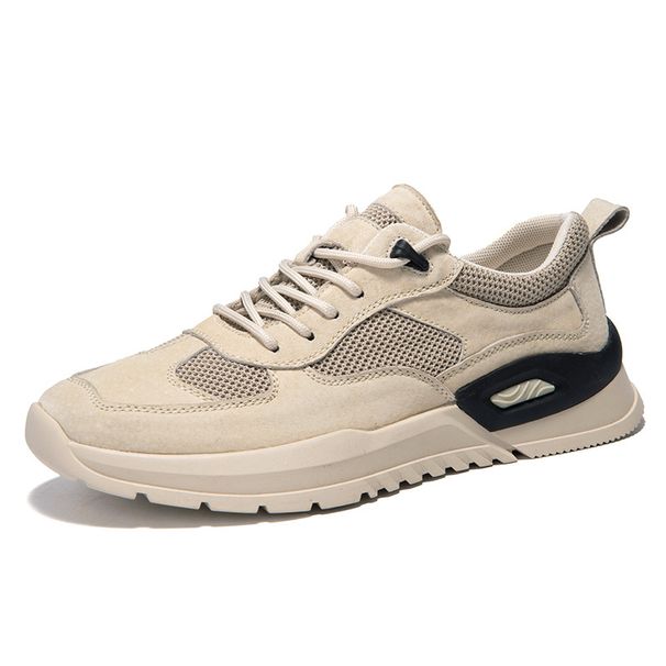 Men's Shoes Mesh Day Thin Single Mesh Casual Sports Lace-up Mesh Shoes_vogvips.com