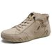 Plus Size Octopus Men's Shoes High-Top Men's Sports Casual Shoes First Layer Genuine Leather Martin Boots_vogvips.com