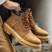 Men's Chunky Sole High-Top Martin Boots Fashion Casual Workwear Shoes With Round Toe For Daily Wear Sneakers Trendy Shoes Men_vogvips.com