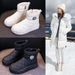 Women's Thick-soled Snow Boots, Loafers, Winter 2025, Lined With Fleece, Short-shaft Snow Boots, Cotton-padded, Anti-slip, Warm, Wearable Cotton Shoes_vogvips.com