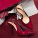 Women's Chain Heels & Underarm Bag Set – Pointed Toe Slides With Mini Shoulder Bag (Evening Glam Combo)_vogvips.com