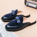 Designer Luxury Casual Mens Comfort Moccasins Sandals Footwear Brand Half Shoes Loafers Leather Slippers Mules Slides_vogvips.com