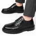 Suitable For All Seasons Autumn New Business Casual Sole Soft Leather Loafers Trendy Men's Fashion Driving Shoes_vogvips.com