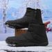 Snow Boots Winter And Spring Warm Outdoor Couple Cotton Shoes Casual Hiking Cotton Shoes Non Slip Wear Resistant Waterproof Plus Velvet_vogvips.com