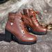 2025 Autumn Winter New Round Toe Lace-up Martin For Women British Style Belt Buckle Side Zipper High Heel Ankle Boots_vogvips.com