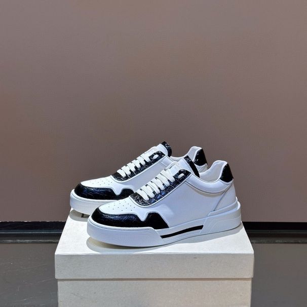 New Spring And Autumn Fashion Sports Casual Guangzhou Genuine Leather Low-top Breathable Lace-up Sneakers Versatile_vogvips.com
