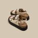 Super Comfortable! Summer Thick Soled Sandals For Women All Match Retro Buckle Niche Casual For Women_vogvips.com