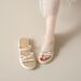 Women's 2025 New Summer Fairy Style One-Strap Roman Beach Sandals_vogvips.com