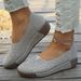 New Plus Size Lazy Singles Casual Flat Bottomed Hollow Hole Shoes Women S Round Toe One Foot Pedals_vogvips.com