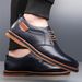 Hot-Selling Leather Large Size Fashion Business Casual Hand-Sewn Men's Shoes Soft Sole_vogvips.com