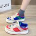 Mandarin Duck Women's Rainbow Spring Little White Internet Red Casual Board Shoes Color Blocking Leather Surface_vogvips.com