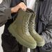 Niche Design Couple Boots Outdoor Leisure Hiking Boots Retro Tooling Boots_vogvips.com