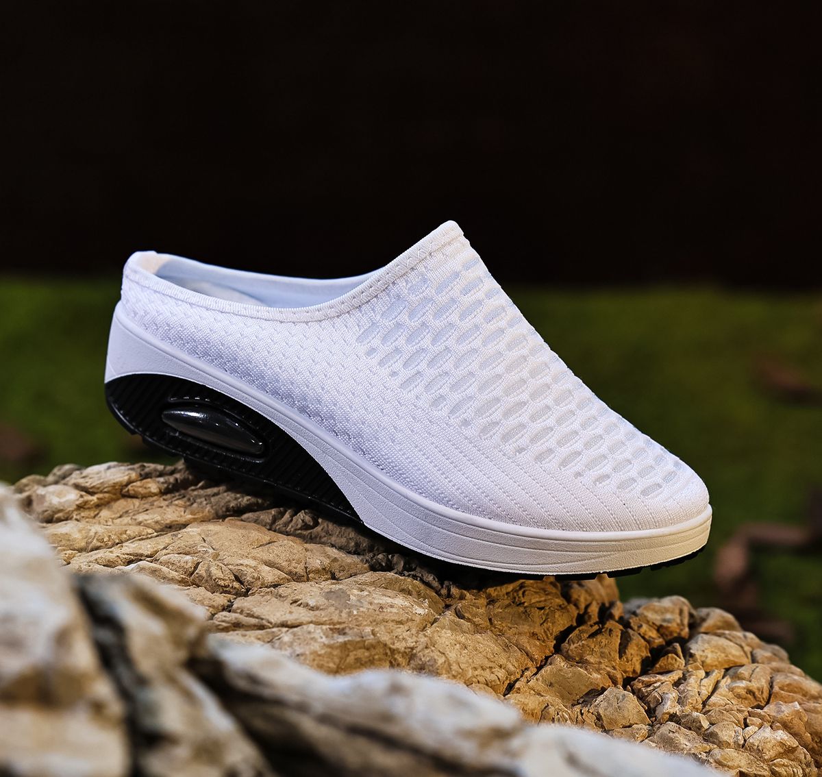 Women's Plus Size Platform Sandals Slip-On Beach Shoes With Air Cushion_vogvips.com