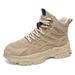 Autumn Men's Shoes High Top Working Wear Shoes Men's Trendy All-Match Platform Height Increasing Sports Casual Boots Mar_vogvips.com