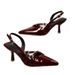 2026 Spring New French Pointed Head Bag Head Sandals Women's Thin Heel Belt Buckle Fairy Wind Low Heel Single Shoes Women_vogvips.com