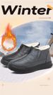 2025 Fleece And Thickened Snow Boots, ,Waterproof And Anti-slip, One-foot Warm Cotton Boots_vogvips.com