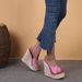 15cm Super High Heel European And American Wedge Platform High-Heeled Slippers, Fashionable Women's Shoes With Straw_vogvips.com
