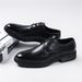 Euro Step 2025 Spring New Men's Brogue Lace-up Pointed Casual Wedding Business Formal Leather Shoes 1233-W_vogvips.com