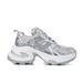 Thick Soled Silver Dad Shoes For Women New Breathable Height Enhancing Net Celebrity Street Blasting Ins Trendy Casual Sports Shoes_vogvips.com