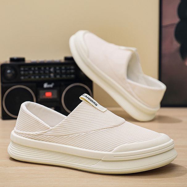 Summer New Style Men's Low Top Shoes Breathable Mesh Fashionable Casual Trendy Single Versatile Shoes_vogvips.com