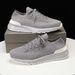 Spring Summer New Men's Cashmere Mesh Casual With High Gloss Suede Breathable Knitted Sports Shoes_vogvips.com