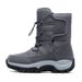 High-top Adult Men And Women Couples Cotton Outdoor Cotton Shoes Warm Non-slip Matte Hiking Shoes_vogvips.com