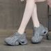 5888 Hot-Selling For Women 2025 Summer Mesh Breathable Versatile Dad Student Sports Casual Shoes_vogvips.com