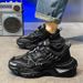 2025 Summer Men's New Trendy Thick-Soled Fashionable Sports Versatile Rotating Buckle Casual Youth Dad Shoes For Men_vogvips.com