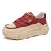 Women's Casual Shoes, Single Shoes, Women's Shoes With Tire Soles, White Sneakers_vogvips.com