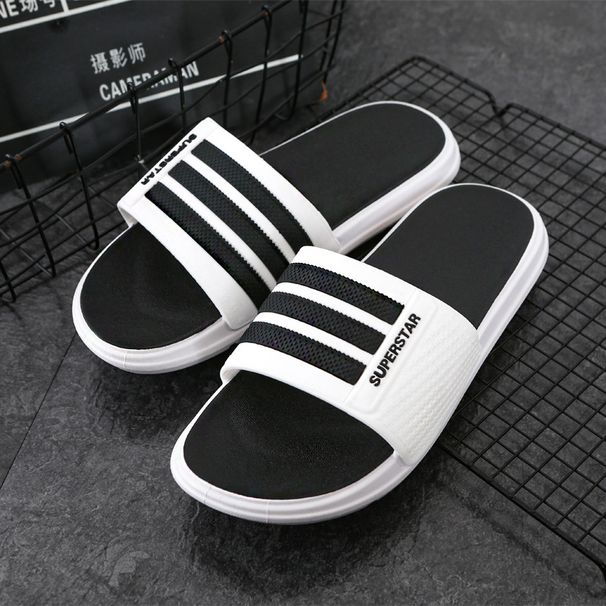 Ready Stock Wholesale Men's Slippers Men's Korean Fashion Student Indoor And Outdoor Beach Sandals Slippers Indoor Bathing Slippers Women_vogvips.com