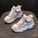 Suede Leather Sne, 2026 Autumn Thick-soled Women's Shoes, Versatile Casual Fashion Height-increasing Sports Dad_vogvips.com