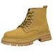 Wind Platorm Men's Boots Big Yellow Boots Short Boots Locomotive Boots Martin Boots_vogvips.com