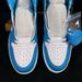 New Pure Original High Top Red Toe Obsidian North Carolina Blue Black Orange Shattered Buckle Qiao 1 Sports_vogvips.com