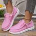Canvas Shallow Flat New Size 43 Single Shoes, 2025 Women's Shoes_vogvips.com