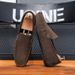 SHLIANG New Men's Loafers Breathable Shoes Comfort Plaid Leather Casual Shoes For Men Slip On Concise Quality Drive Men Sneakers X0033_vogvips.com
