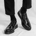 Large Size New Business Formal Fashion Men's Glossy Leather Trendy British Style Gentleman Shoes_vogvips.com