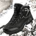High-top Boots Men Outdoor Anti-slip Plush Thick-soled Breathable Comfortable Combat Boots Men Durable Casual Hiking Shoes Men_vogvips.com