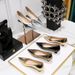 230-7 European American Style Retro Fashion Simple Comfortable Low Cat Heel Shallow Mouth Pointed Toe Party Women's_vogvips.com