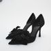 Women's Elegant Rose Pink Floral High Heel Sandals - Pointed Toe Open-Toe Stiletto Pumps For Summer Parties And Special Occasions With Stiletto Heel_vogvips.com