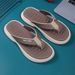 Herringbone For Summer Casual Wear, Trendy Brand Anti Slip Thick Soled EVA Midsole Clip Feet, Beach Men's Sandals And_vogvips.com