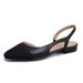 Plus Size New Summer Party Thick Genuine Leather Sandals 1.5 Cm Low Heel Women Shoes_vogvips.com