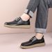 Euro Step Top Layer Men's Casual Shoes Fashion High-end Loafers Men 2025 New Genuine Leather Soft Sole Trendy_vogvips.com